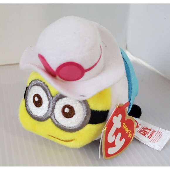 TY Beanie Boos Teeny Tys Stackable Plush  Despicable Me 3 Jerry Tourist Mini 3" - Picture 1 of 8